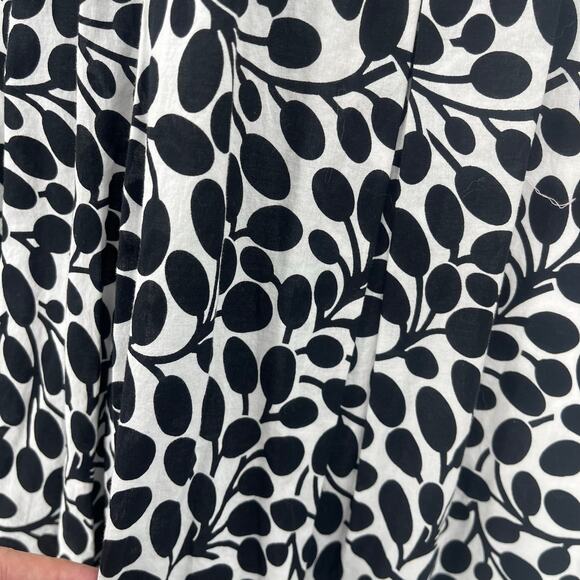 Van Heusen Y2K Babydoll Sleeveless Dress Sz 4 Preppy Office Leaf Midi Retro Mod - Picture 14 of 15